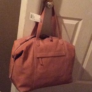 Weekend bag, tan new with tags
